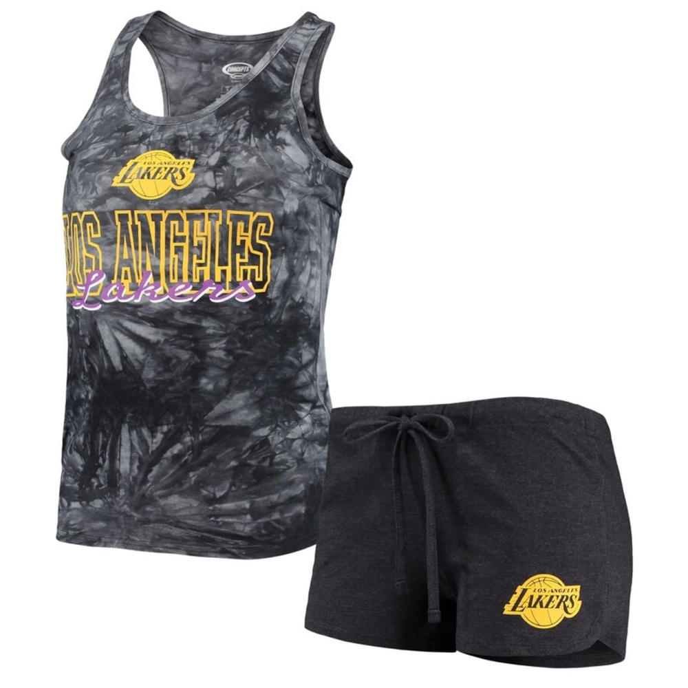 Los Angeles Lakers Concepts Sport Women's Billboard Tank Top & Shorts Sleep Set